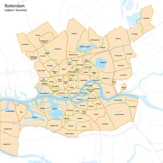 Rotterdam, wijken en buurten