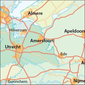 Digitale provinciekaart Nederland
