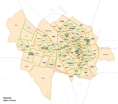 Utrecht, wijken en buurten