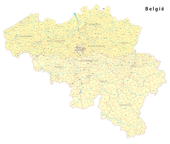 Gemeentekaart België